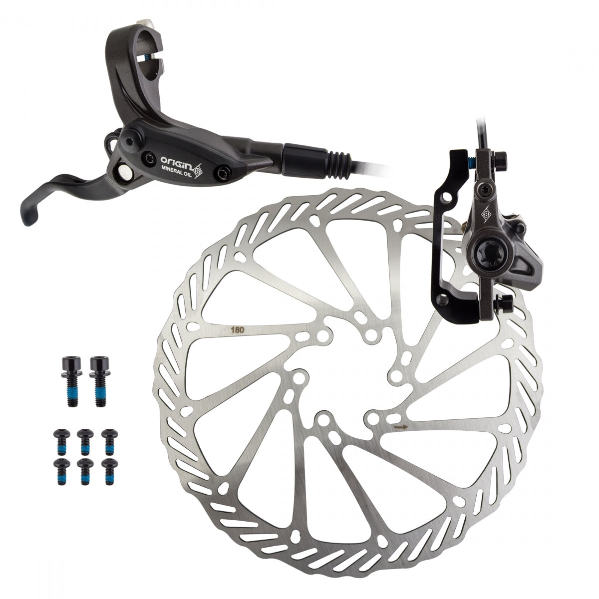 Brake Disc OR8 Vise HYD MTB FT w/LVR 180 BK