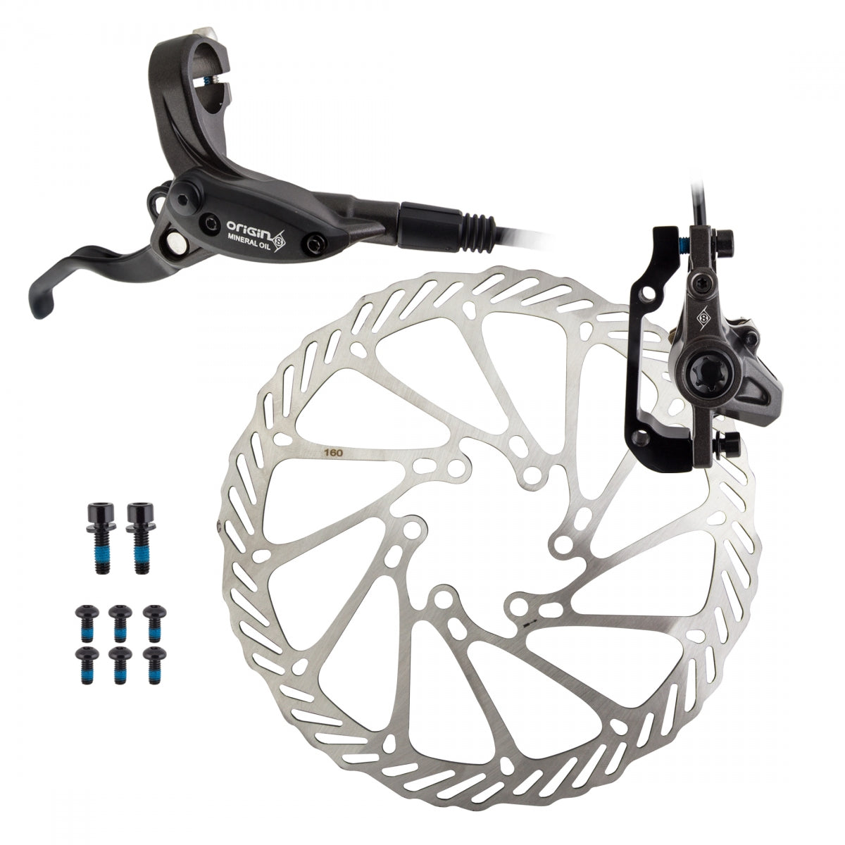 Brake Disc OR8 Vise HYD MTB RR w/LVR 160 BK