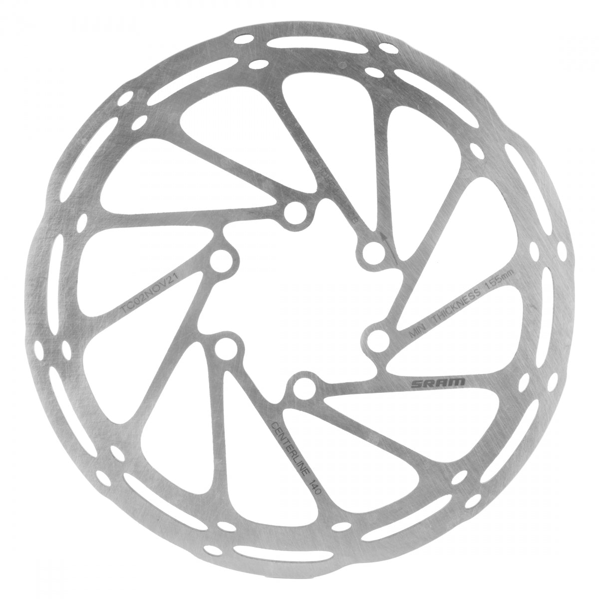 Brake Part Sram Disc Rotor 140 C-LINE 6B Rounded