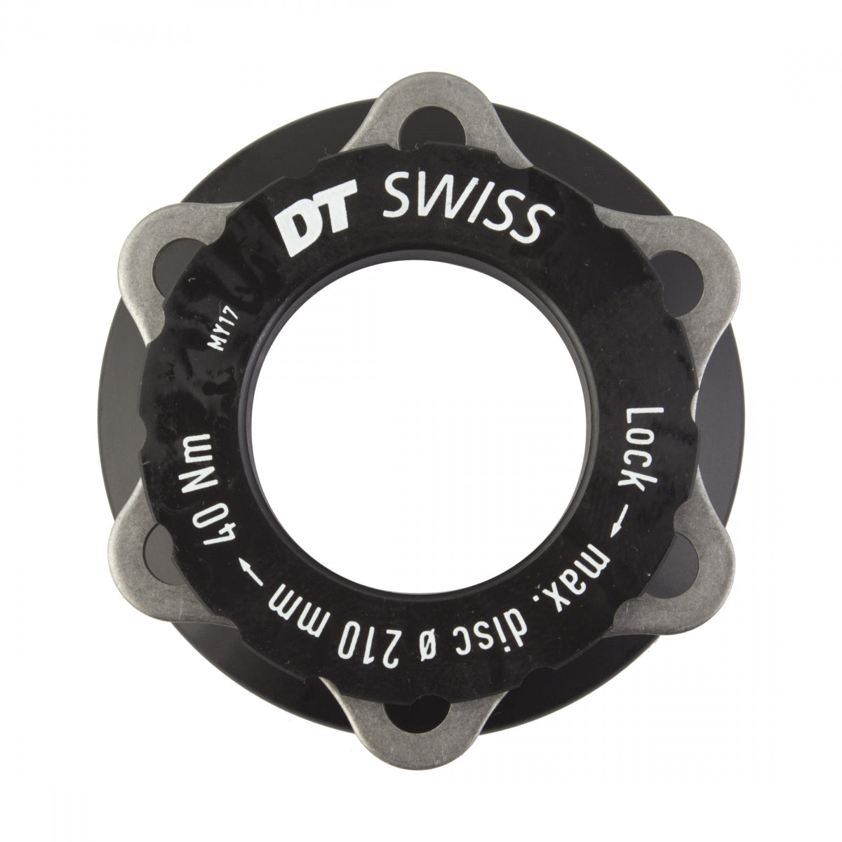 Brake Part DT Disc Adapter MTB CL TO 6B f/15mm Axle BK (J)