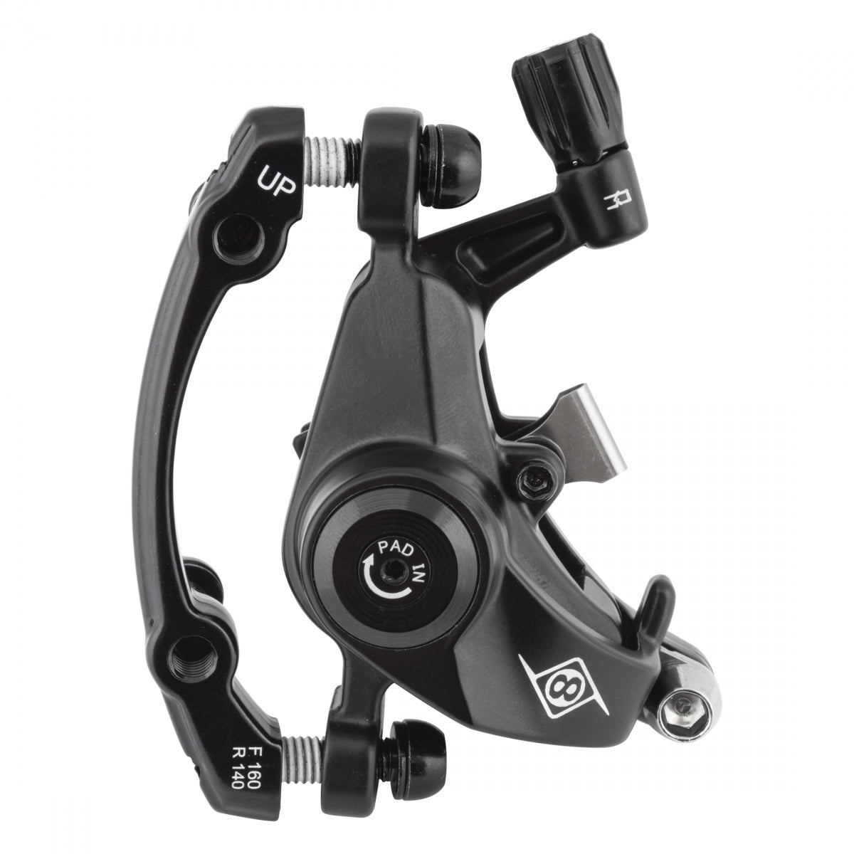 Brake Disc OR8 Vise II Mech PM RD/CX/GX FTorRR BK Caliper ONLY (J)