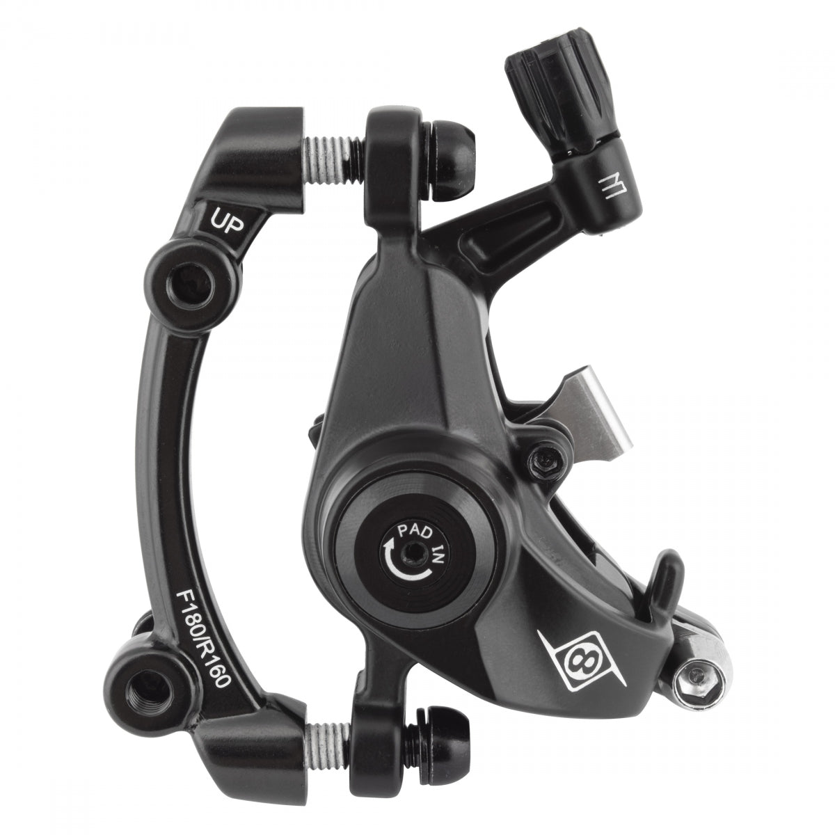 Brake Disc OR8 Vise II Mech PM MTB FTorRR BK Caliper ONLY (J)