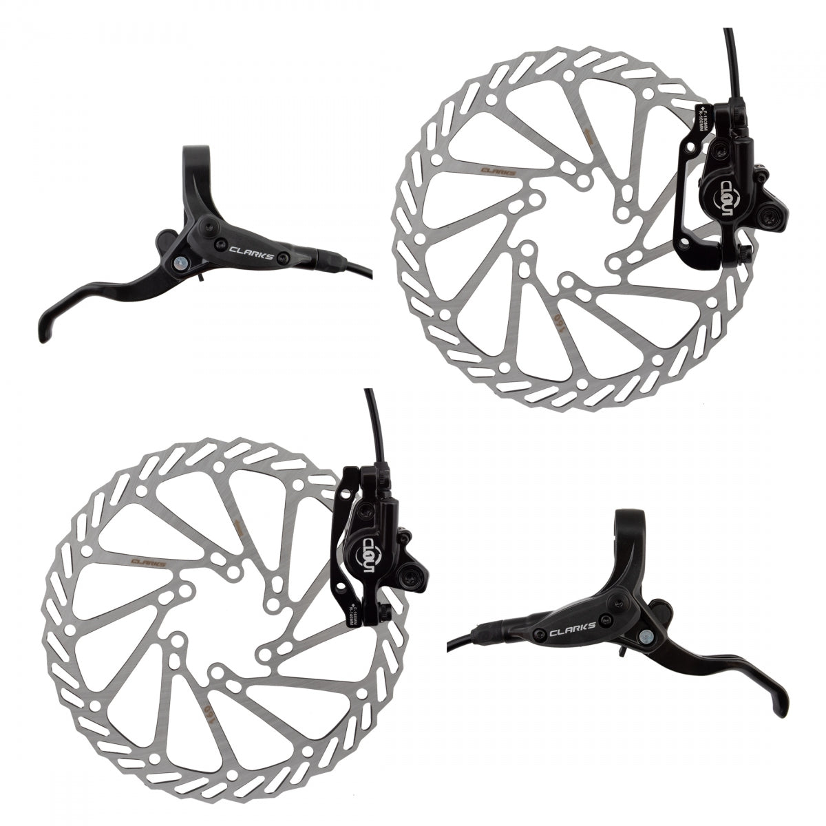 Brake Disc CLK CLOUT-1 HYD F&R w/LVR 160 BK