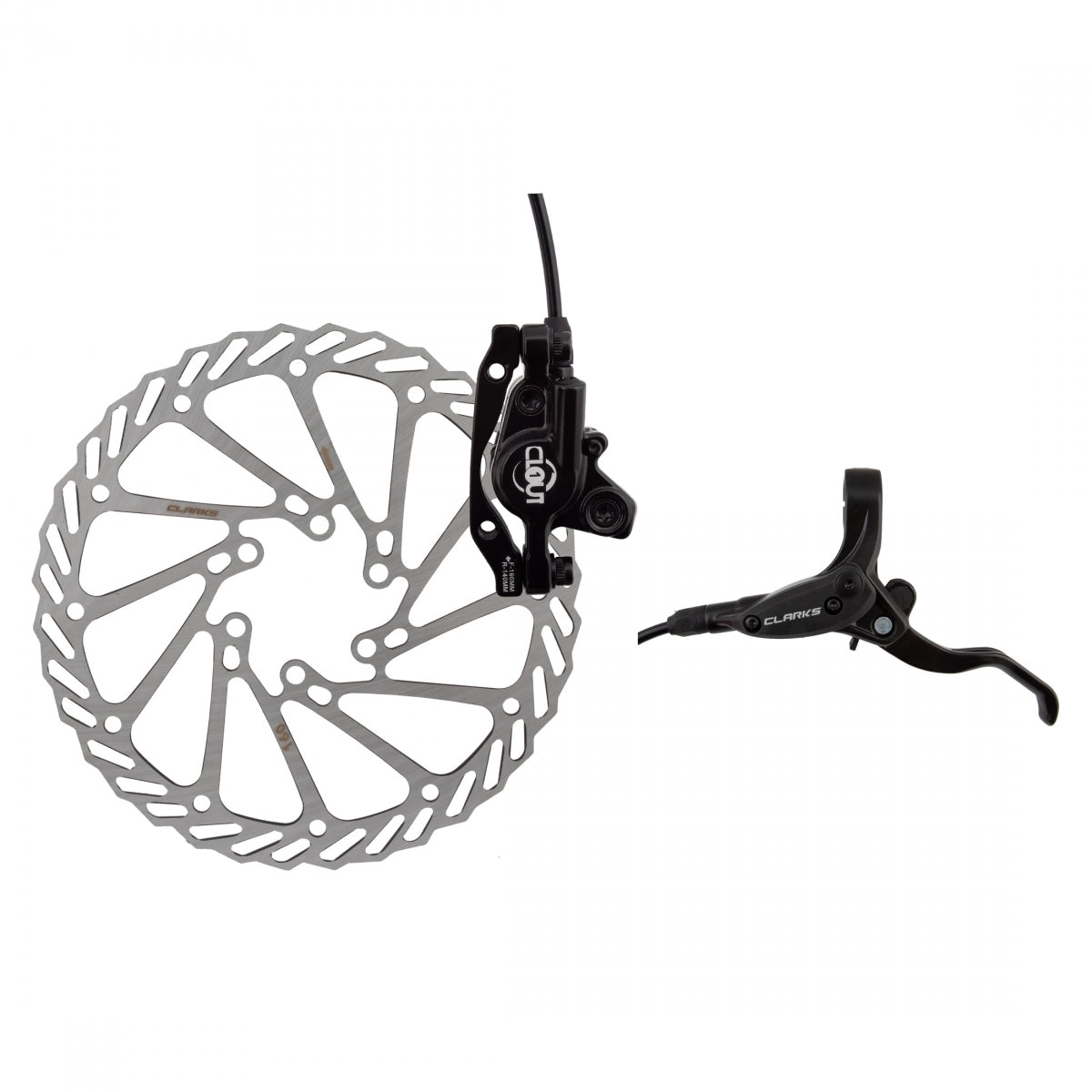 Brake Disc CLK CLOUT-1 HYD FT w/LVR 160 BK