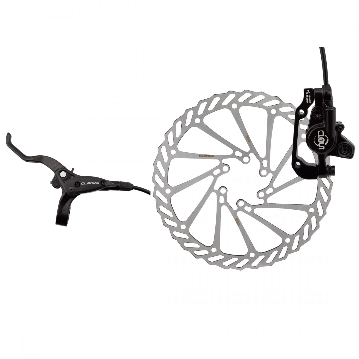 Brake Disc CLK CLOUT-1 HYD FT w/LVR 180 BK