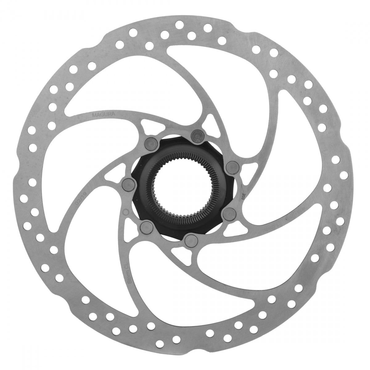 Brake Part Mag Disc Rotor Storm CL 203 2-PC w/CTR Lock Ring f/TA SL/BK