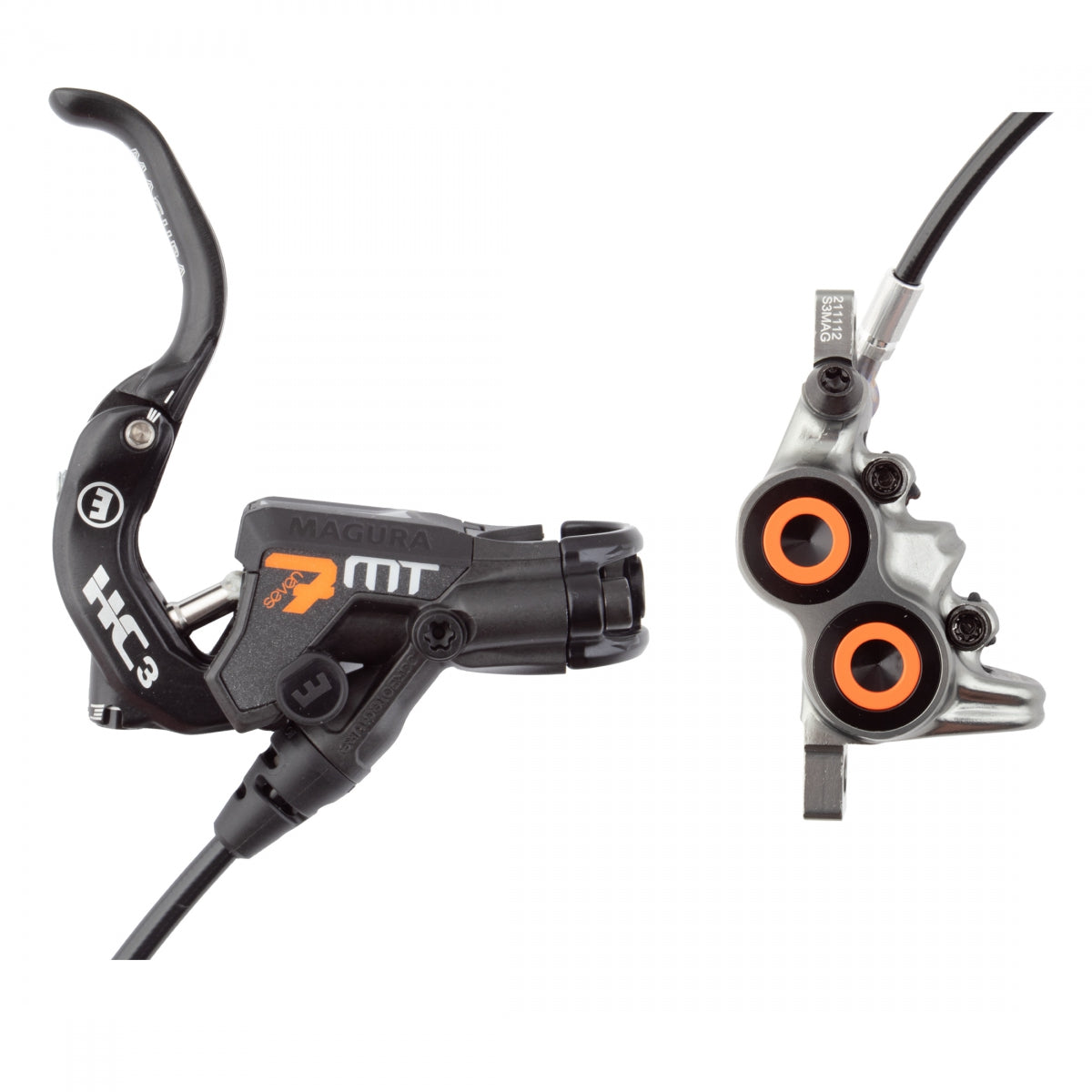 Brake Disc Mag MT7-HC3 FTorRR w/LVR HC3B BK/OR