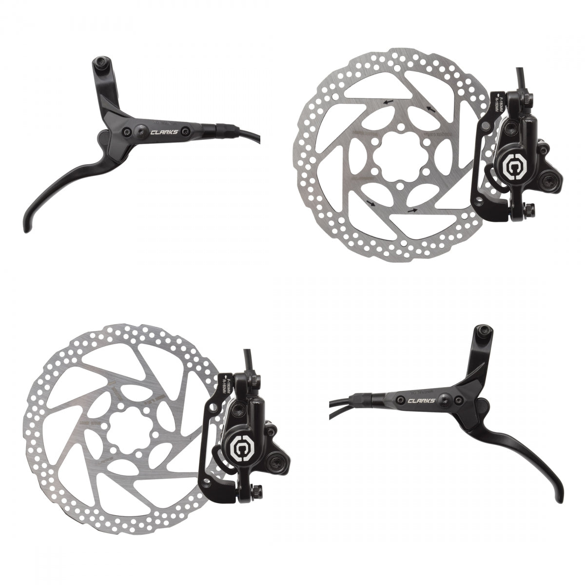 Brake Disc CLK M3000 HYD Ebike FT-180/RR-160 w/LVRS BK
