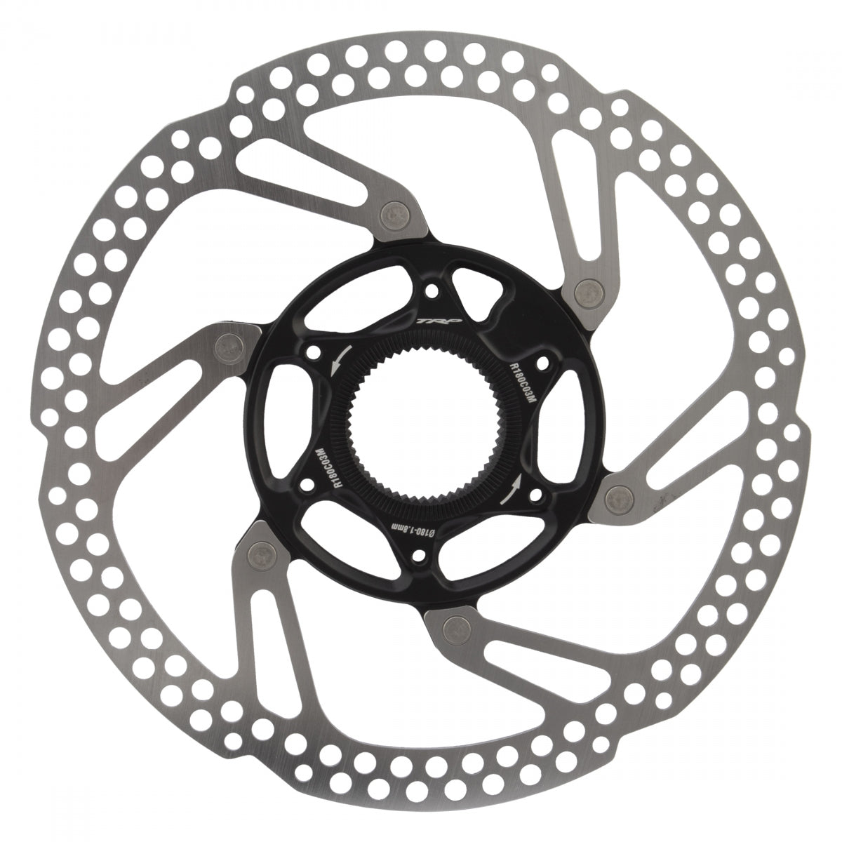 Brake Part TRP Disc Rotor TR-25 180mm CL BK Lock Ring Not Included