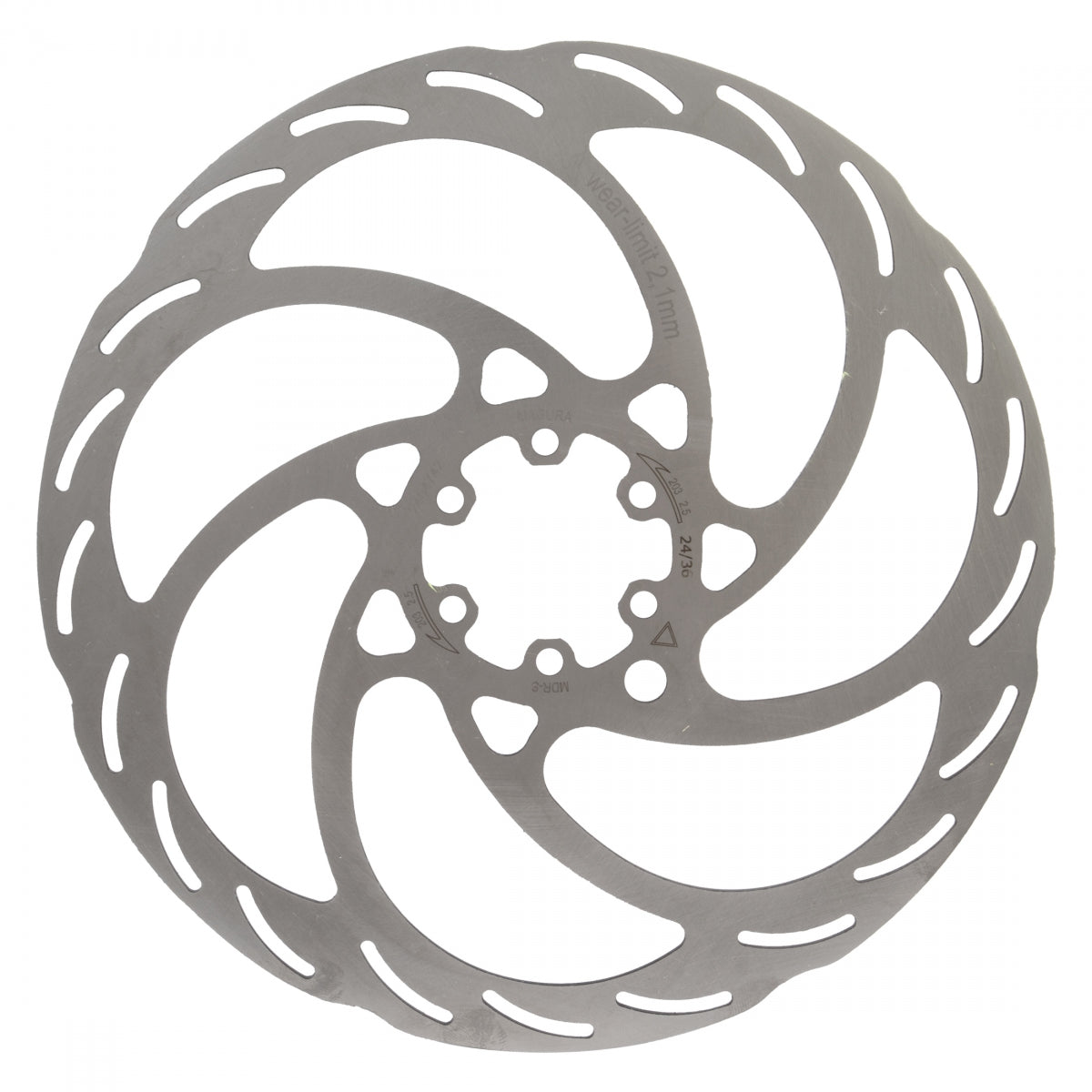 Brake Part Mag Disc Rotor MDR-S 203 2.5mm 6B SL