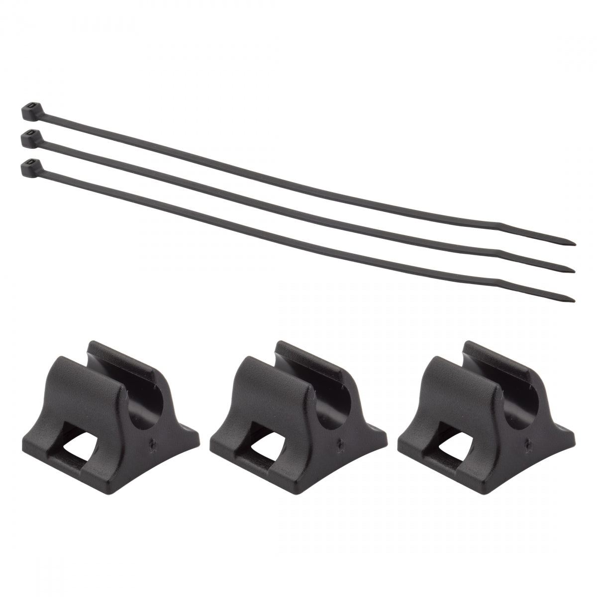 Cable Guide CLK Clip w/TIES BGof3