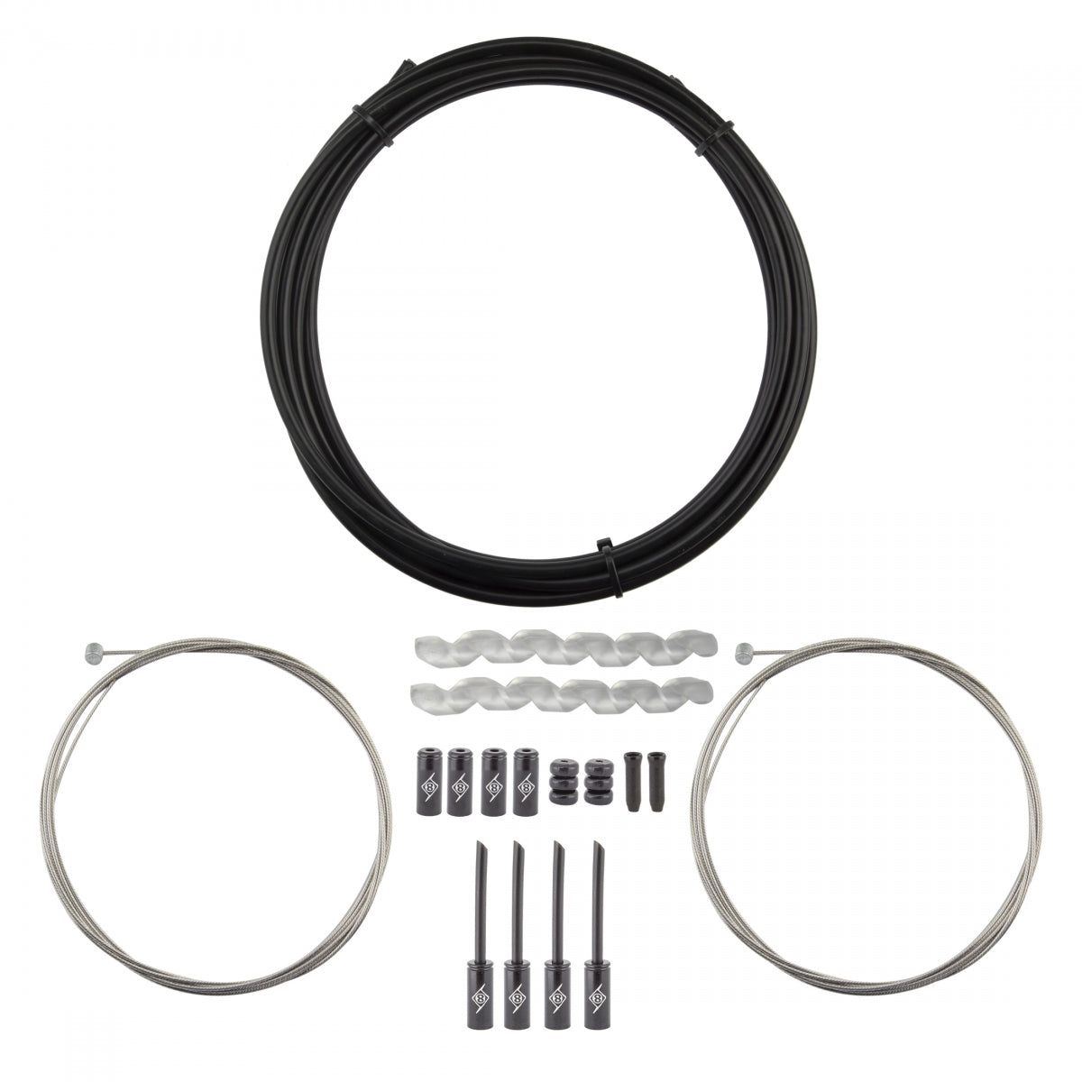 Cable Brake OR8 Kit Slick Compressionless F+R MT BK