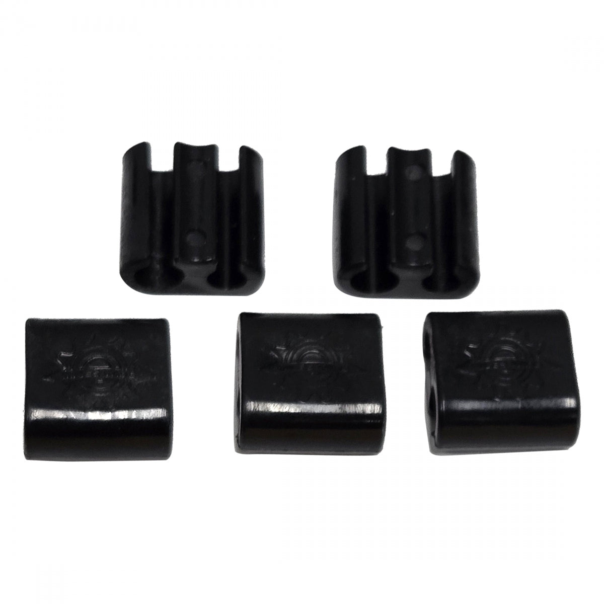 Cable Guide Miles Wide DBL Buddies BK BGof5