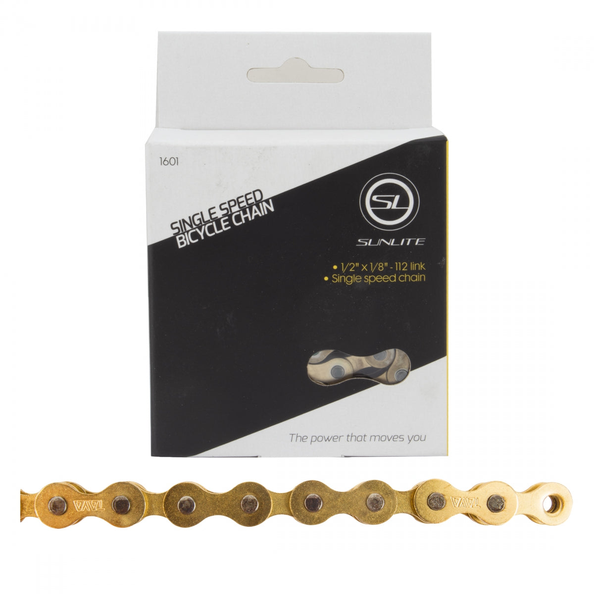 Chain Sunlt 1/2x1/8 SCN-SS 1s GD 112L