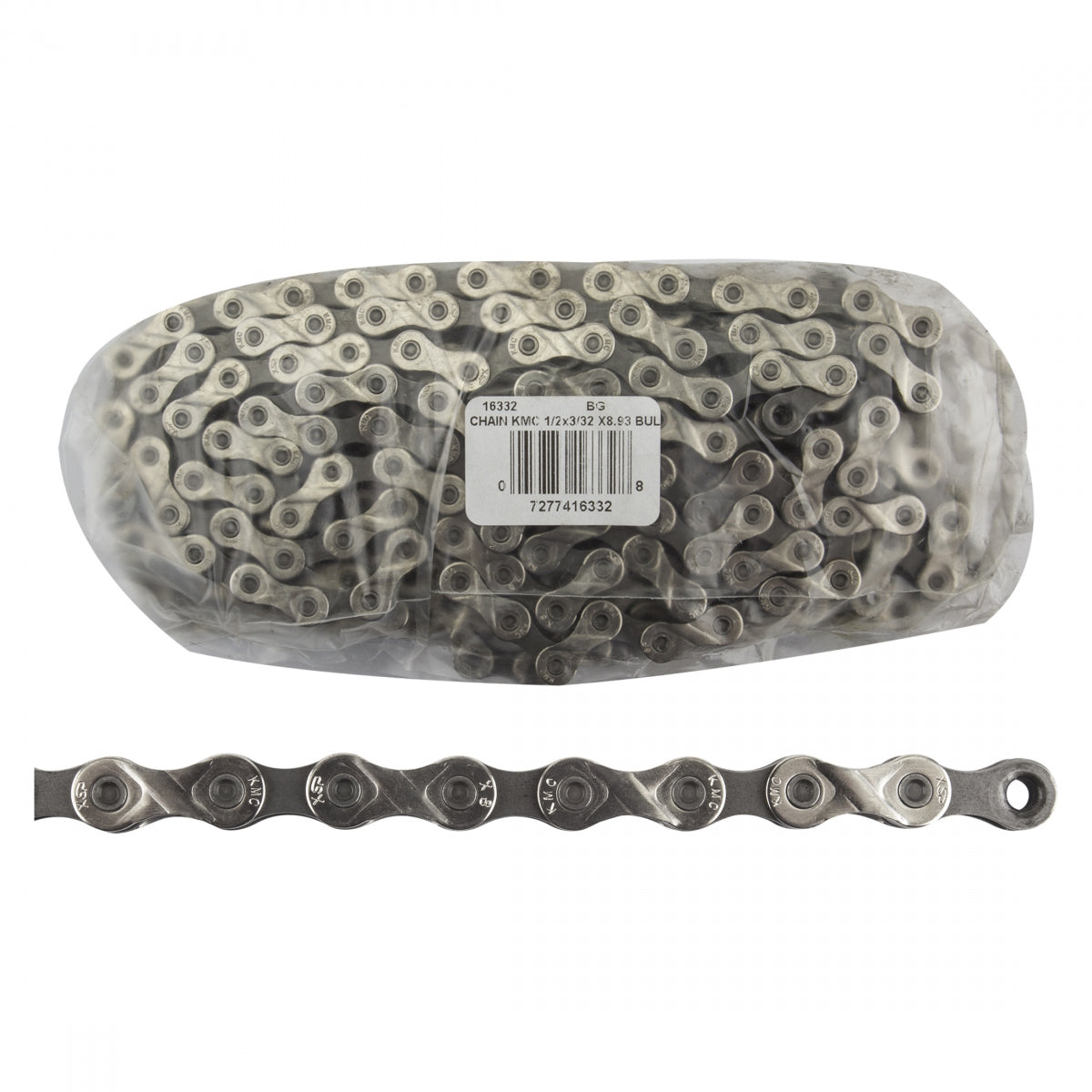 Chain KMC X8 6/7/8s SL 116L Bulk ONLY BGof5 w/CONNECTING Links