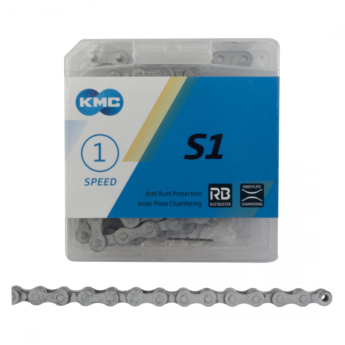 Chain KMC 1/2x1/8 S1 RB 1s Rust Buster SL/SL 112L
