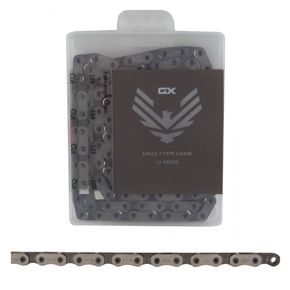 Chain Sram Eagle GX 12s SL 126L T-TYPE Solid Pin Powerlock