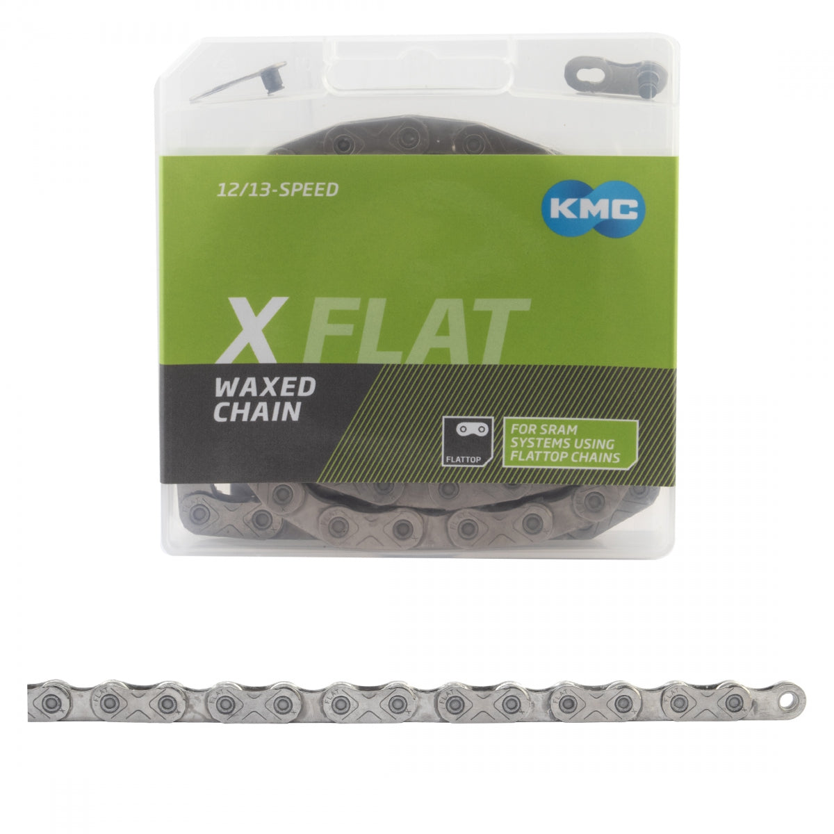Chain KMC X-FLAT 12s SL 126L