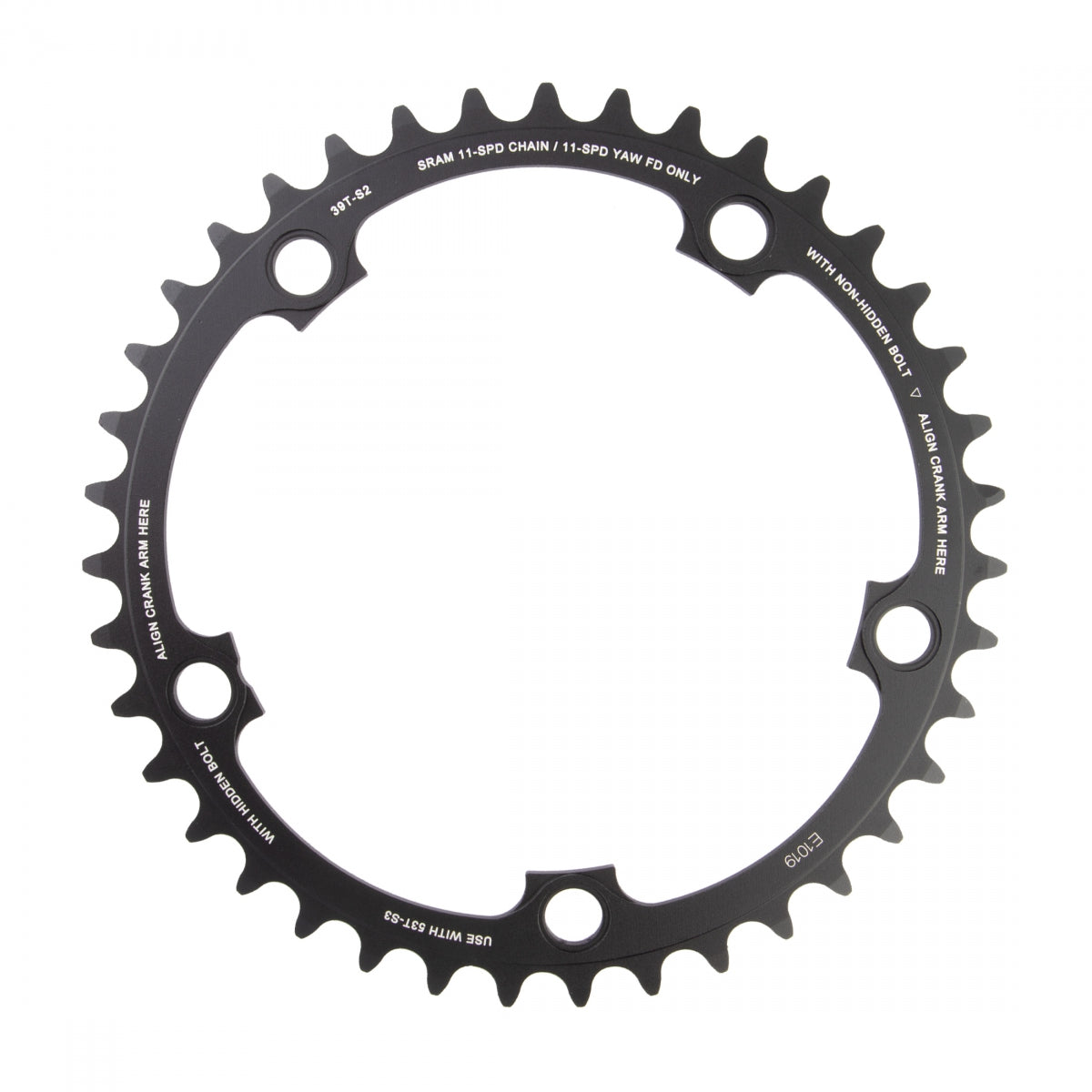 Chainring Sram 39T 130mm X-GLIDE BK