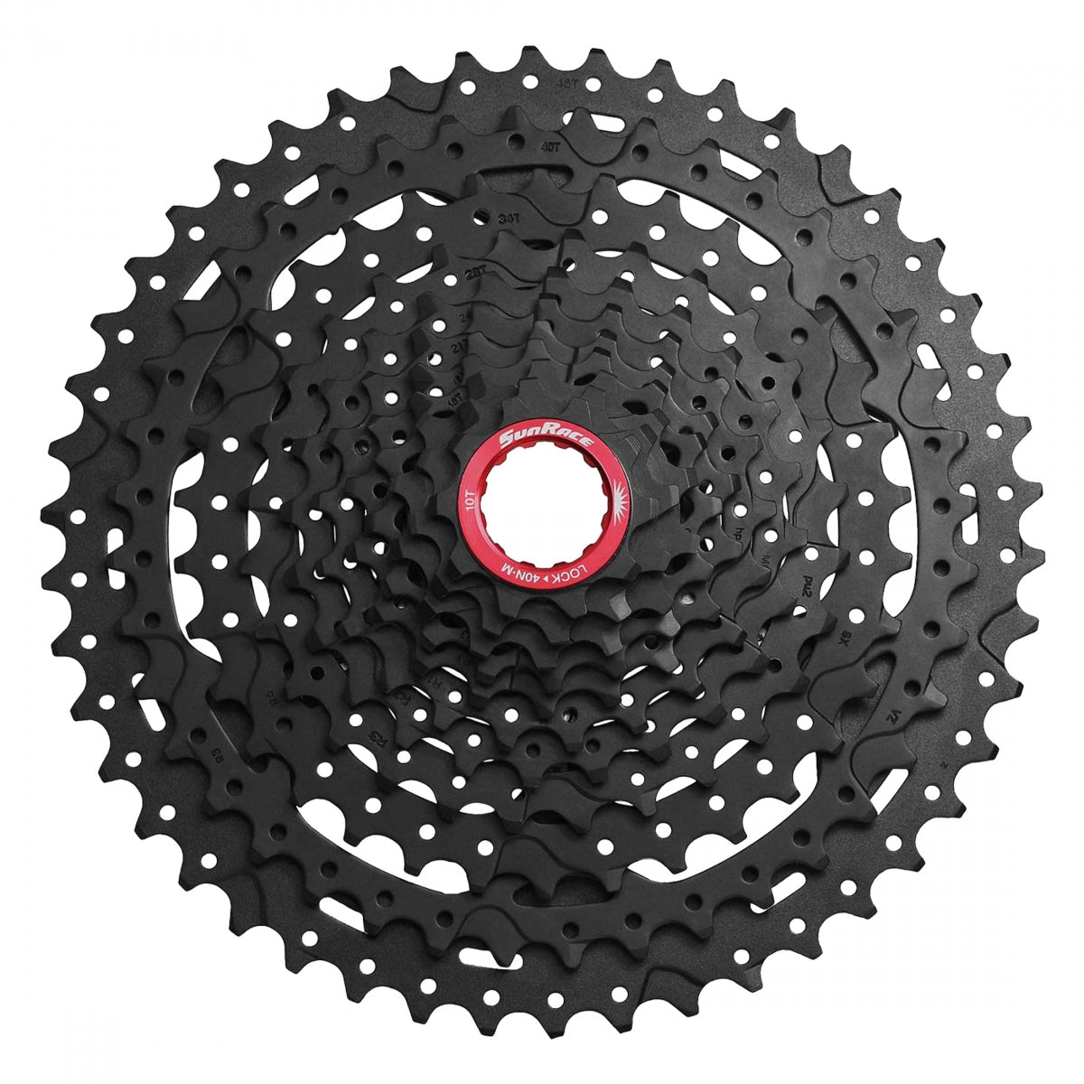 FH Cass Sunrace CSMX9X 10-42 BK/RD 11s
