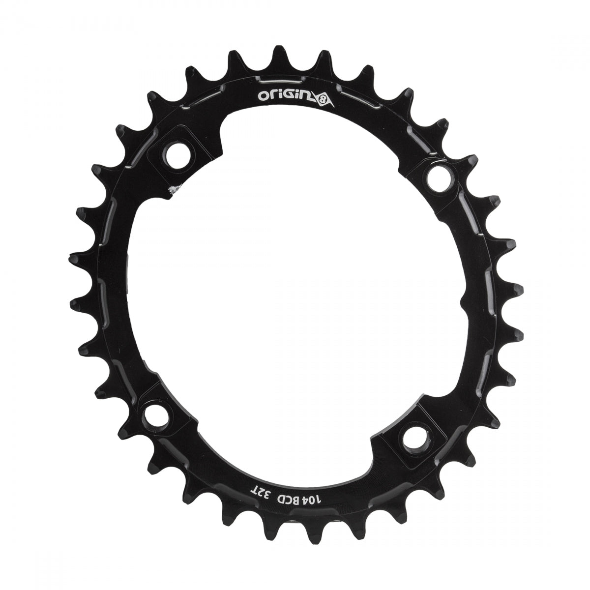 Chainring OR8 Holdfast Oval 104mm 32T 10/11/12s 4B BK
