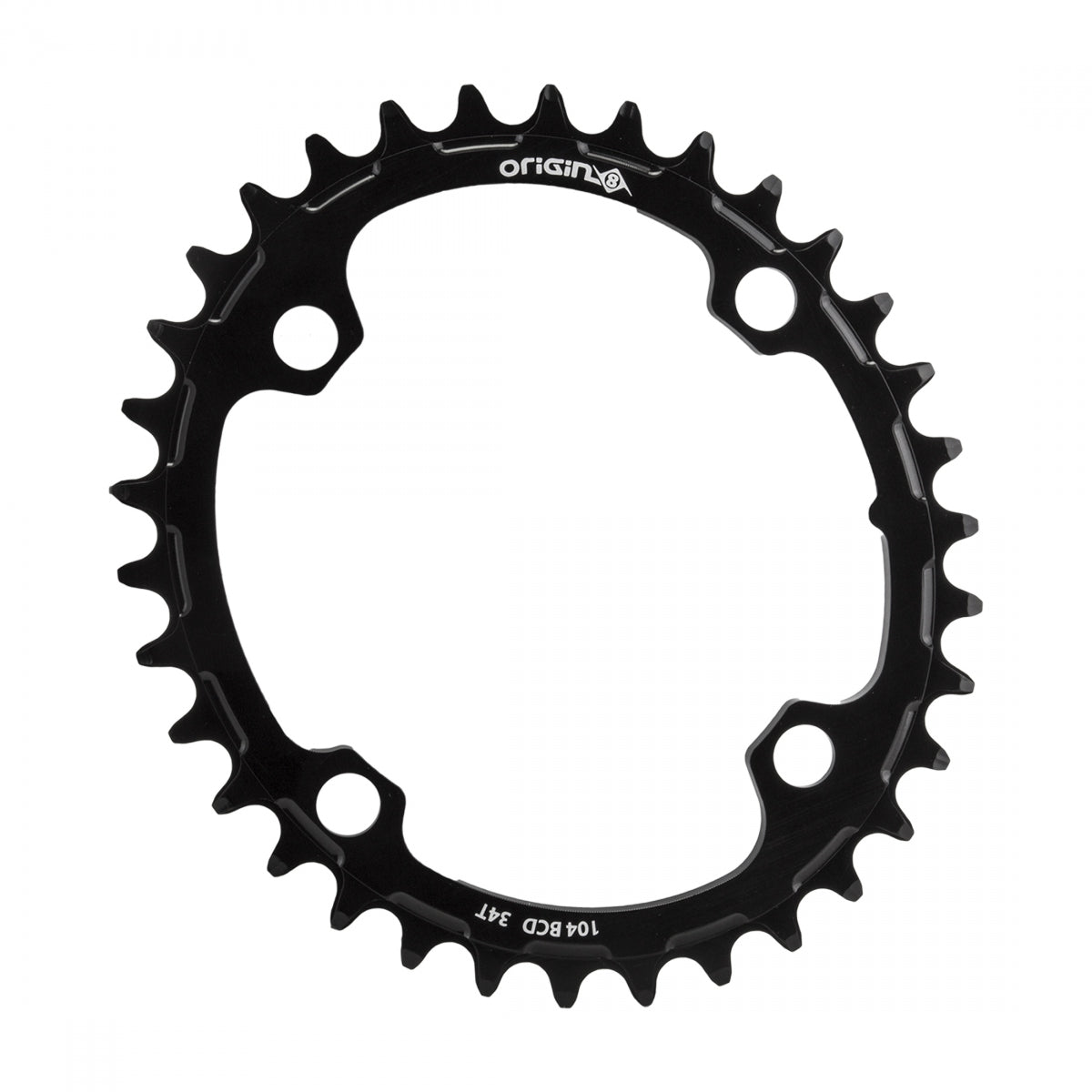 Chainring OR8 Holdfast Oval 104mm 34T 10/11/12s 4B BK
