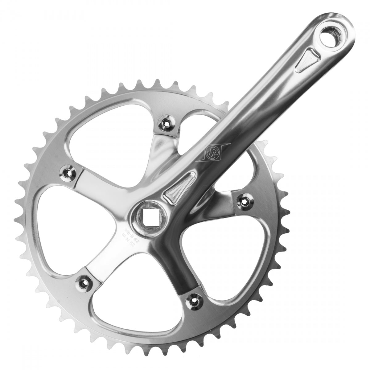 Crankset OR8 P/P Track 165x46 3/32 SQ SL/SL