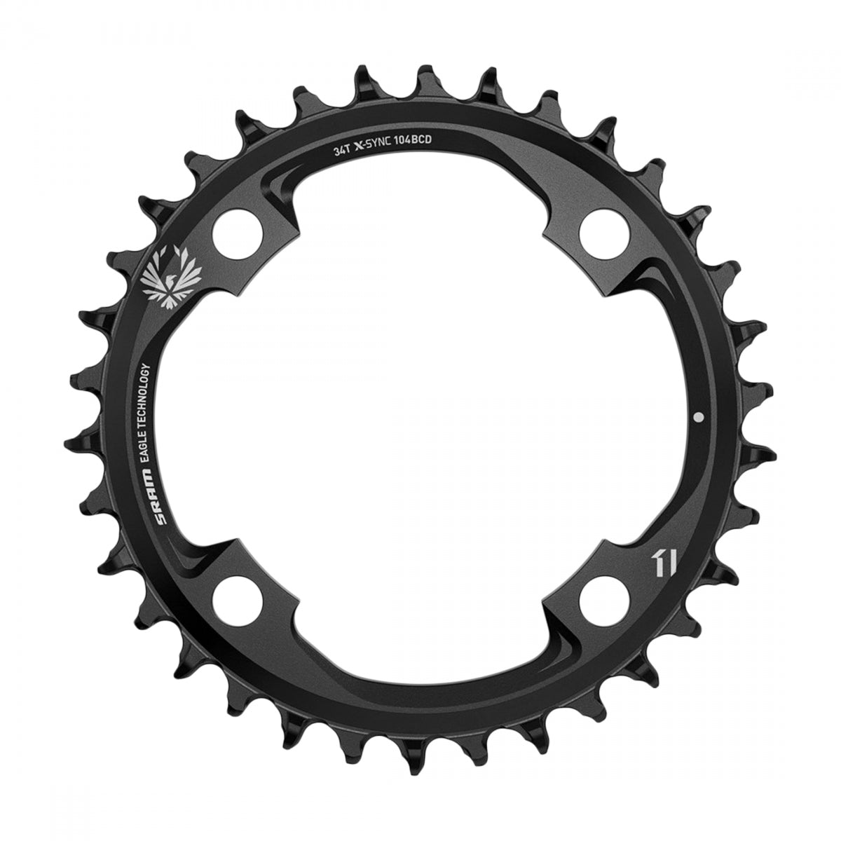 Chainring Sram 34T XSYNC 104mm 12s BK