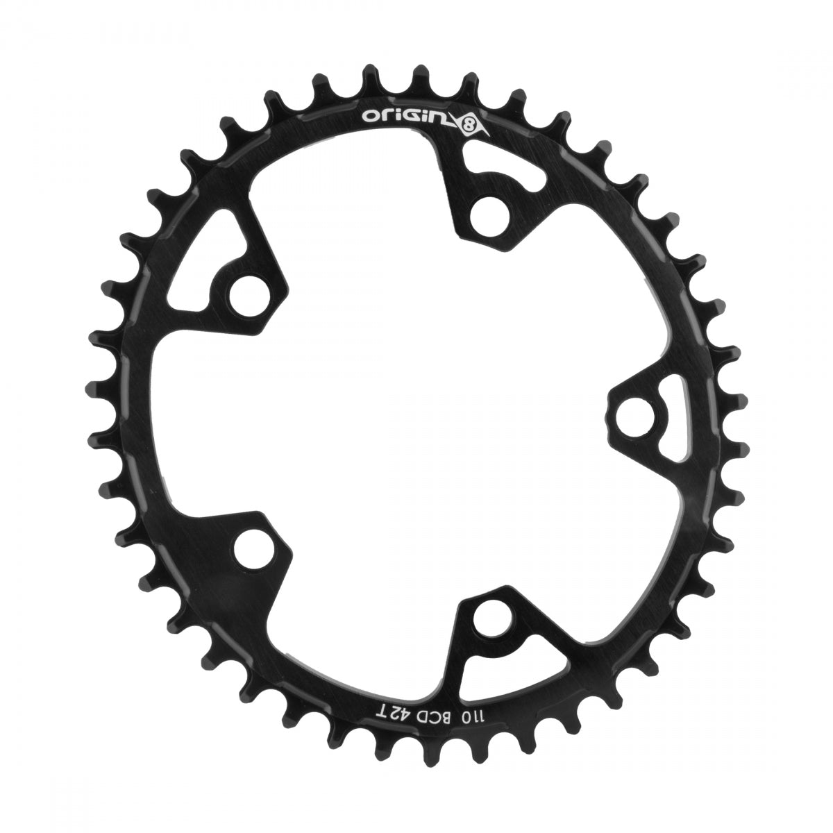 Chainring OR8 Holdfast Oval For Sram 110mm 42T 10/11s 5B BK