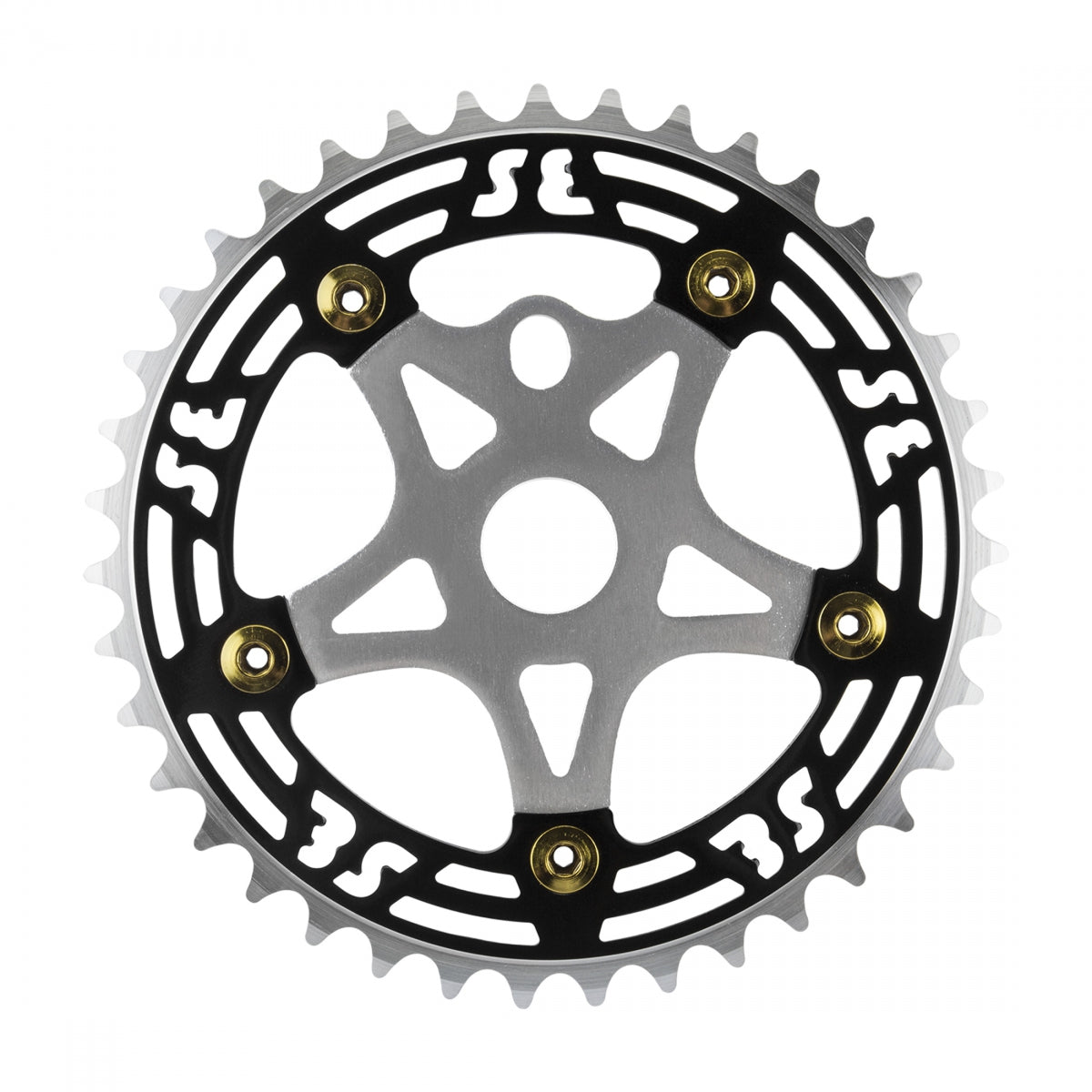 Chainring SE Bikes 1pc 39T 1/8 ALY w/SPIDER BK/SL CP