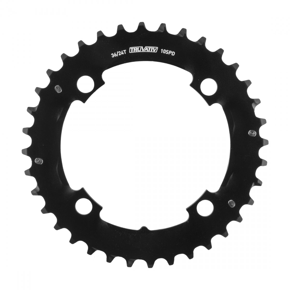 Chainring Sram 36T 104mm 2x10 36/24 ALY BK