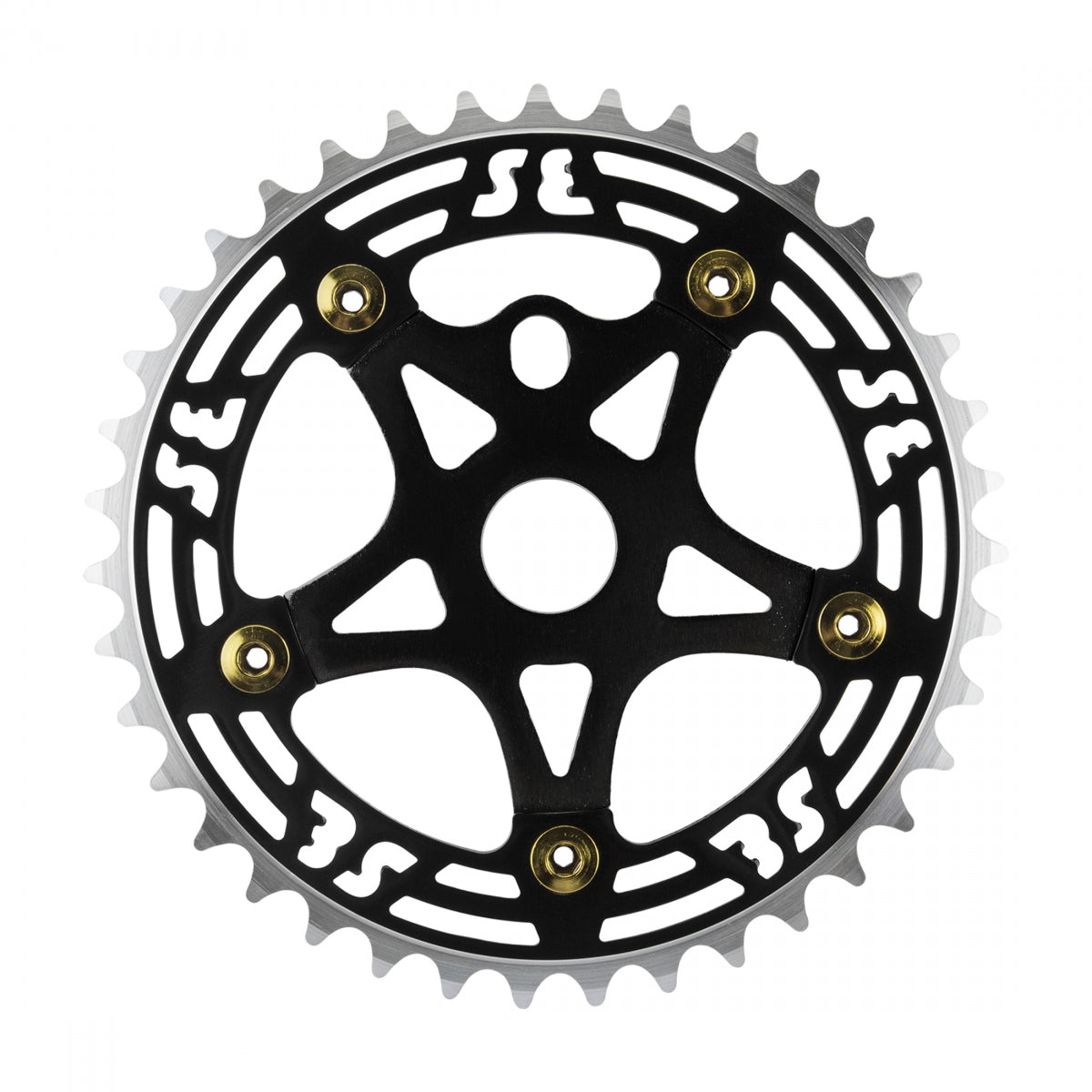 Chainring SE Bikes 1pc 39T 1/8 ALY w/SPIDER BK/BK CP
