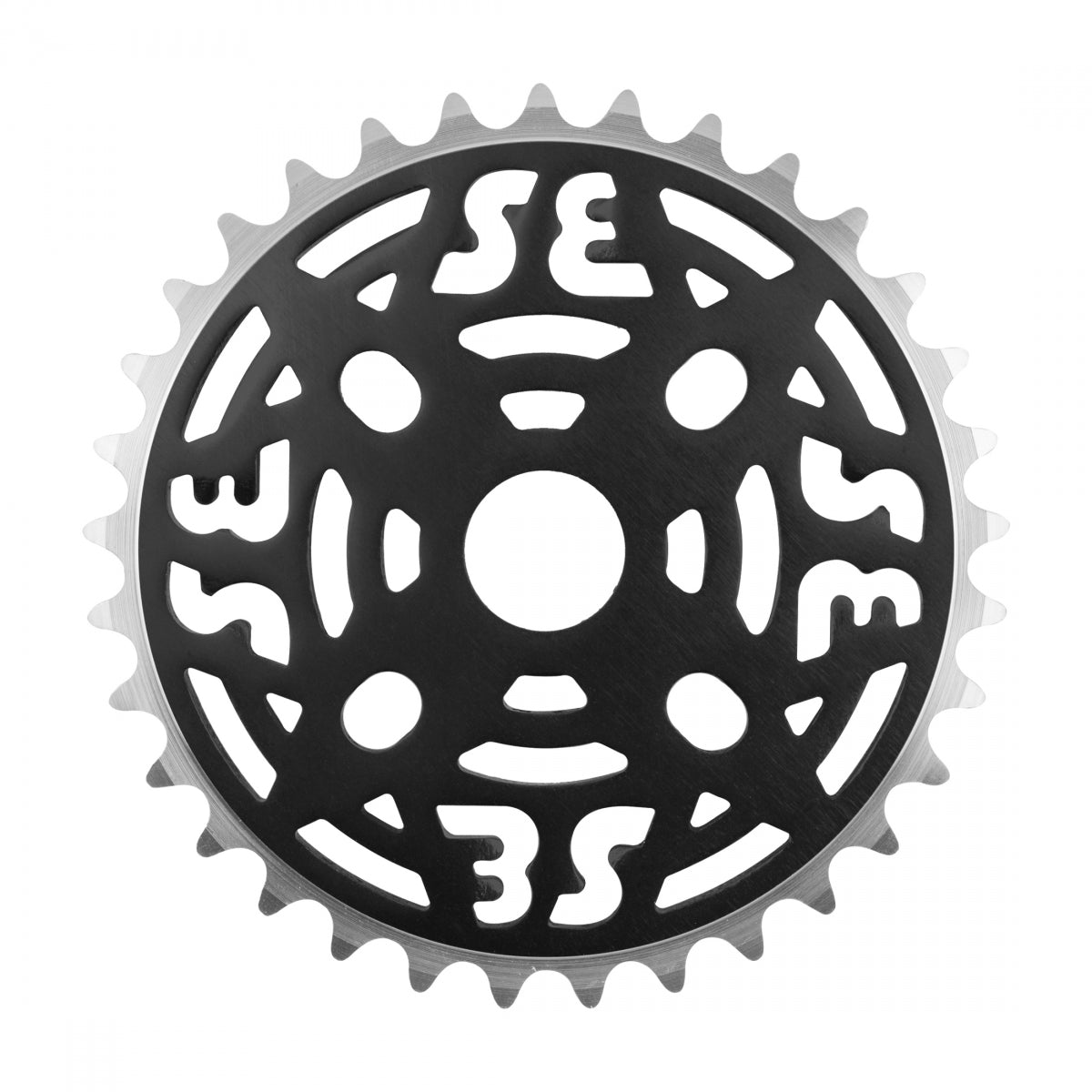 SE Bikes Chainring 1pc 33T 1/8 ALY ANO-BK (SKU 211336)