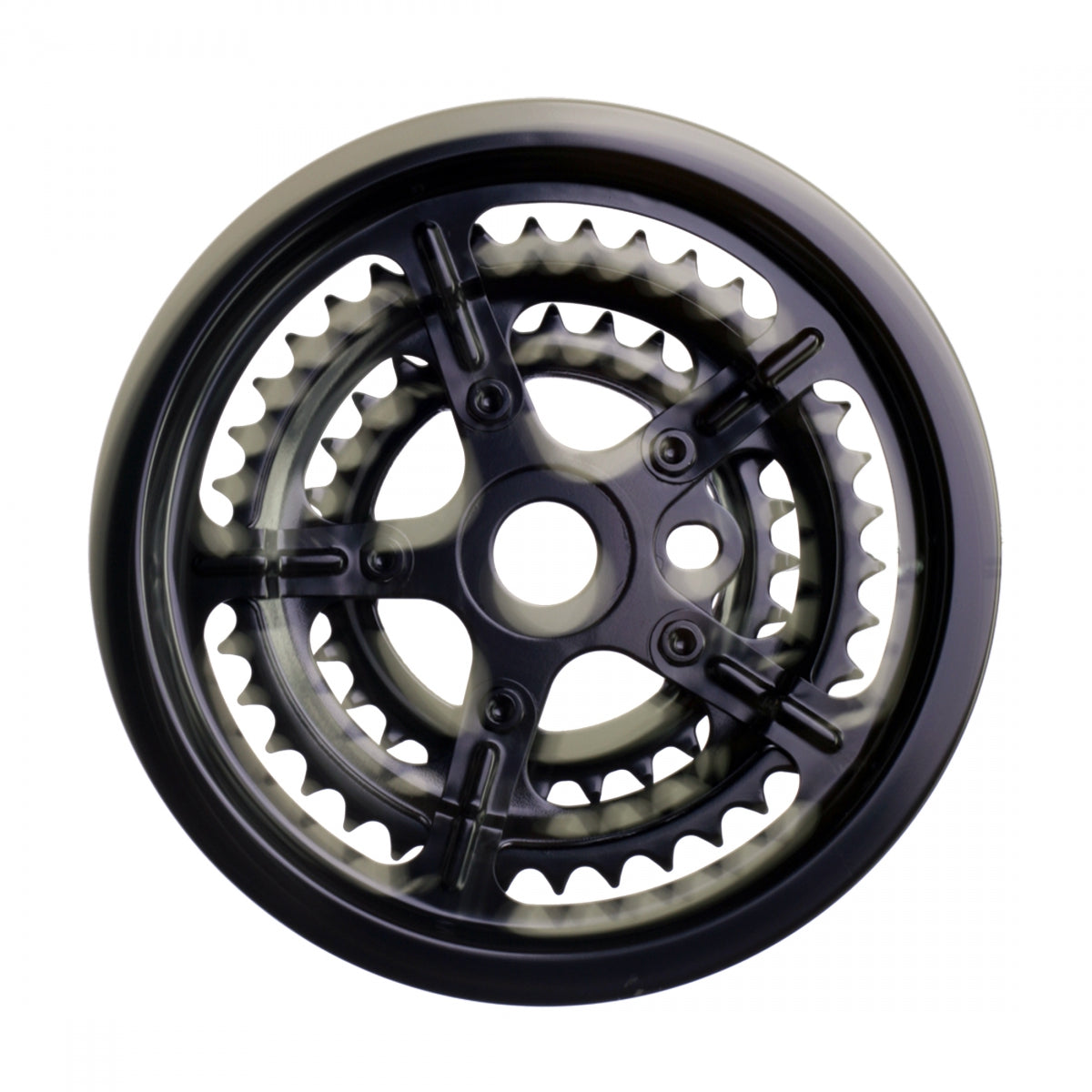 Chainring 1pc Sunlt Triple 28x38x48 BK