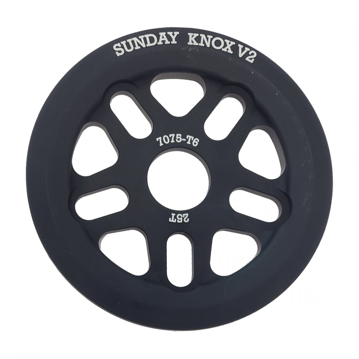 Chainring 1pc Sunday 25T Knox V2 BK
