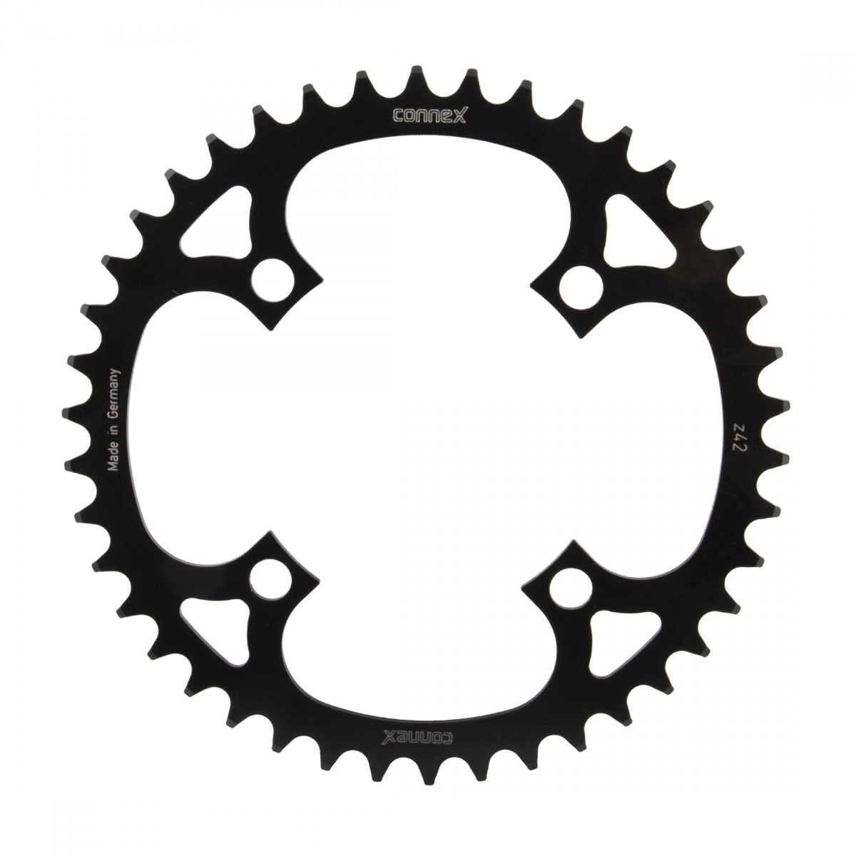 Chainring Ebike Connex f/BOSCH-III/YAMAHA/BROSE/BAFANG 104mm 42T 4B BK