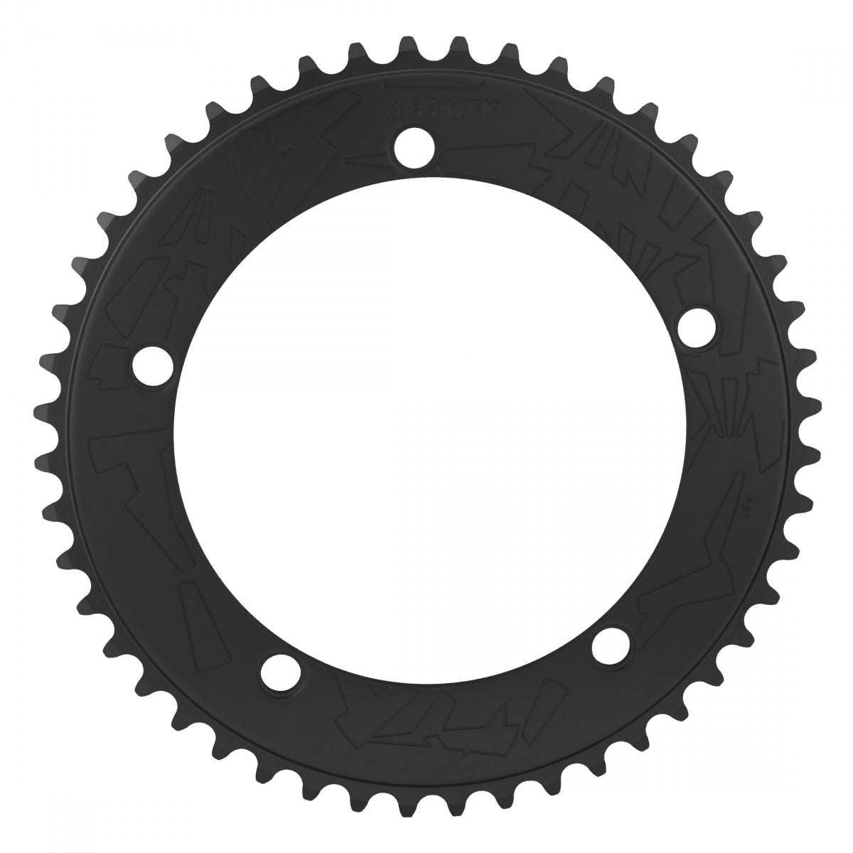 Chainring Affinity Pro 144mm 48T ALY HARD-ANO BK