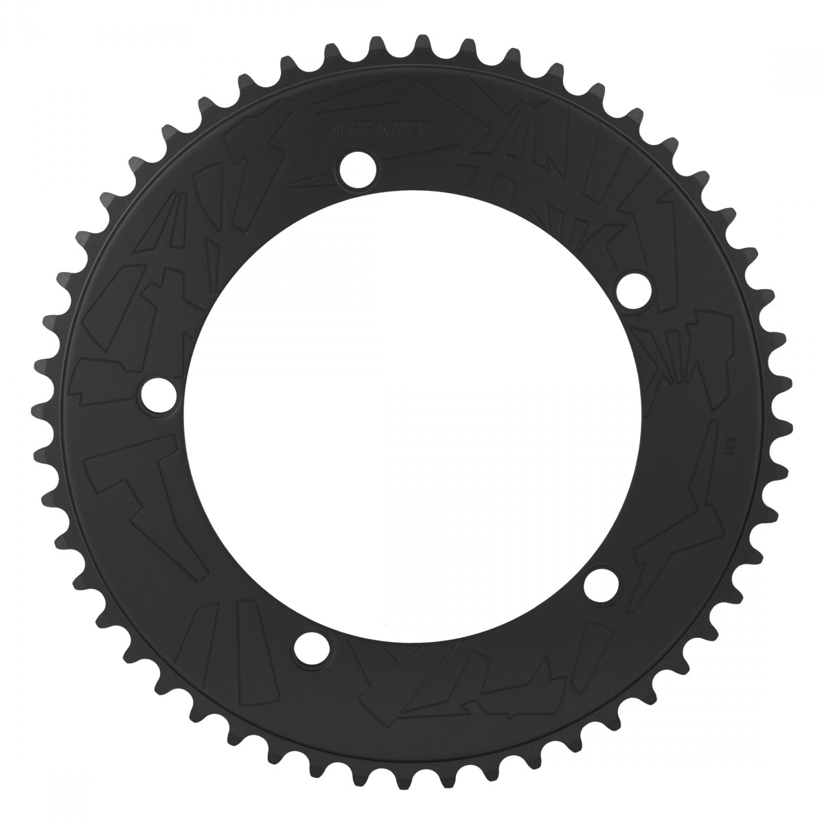 Chainring Affinity Pro 144mm 52T ALY HARD-ANO BK