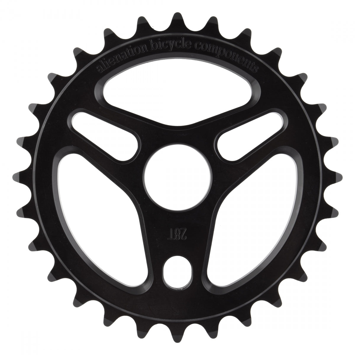 Chainring AN 1pc 28T 1/8 Enterprise BK