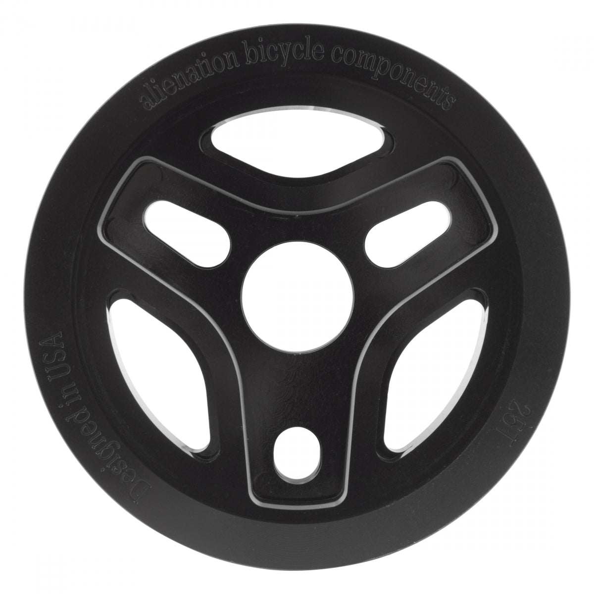 Chainring AN 1pc 25T 1/8 Starship BK