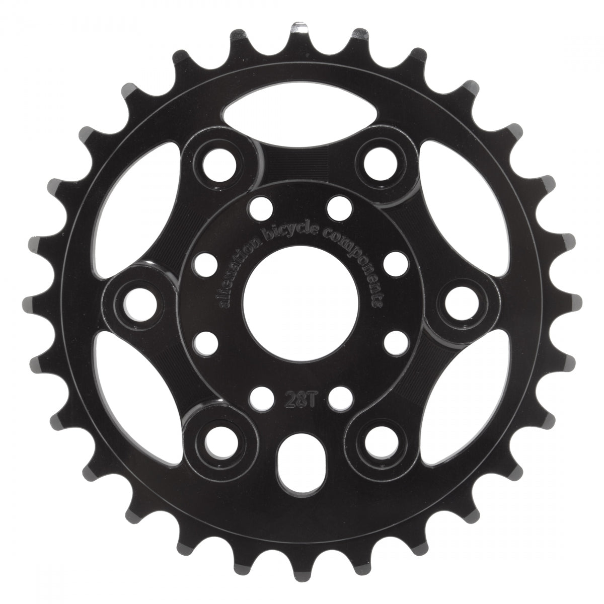 Chainring AN 1pc 28T 1/8 LYNX BK
