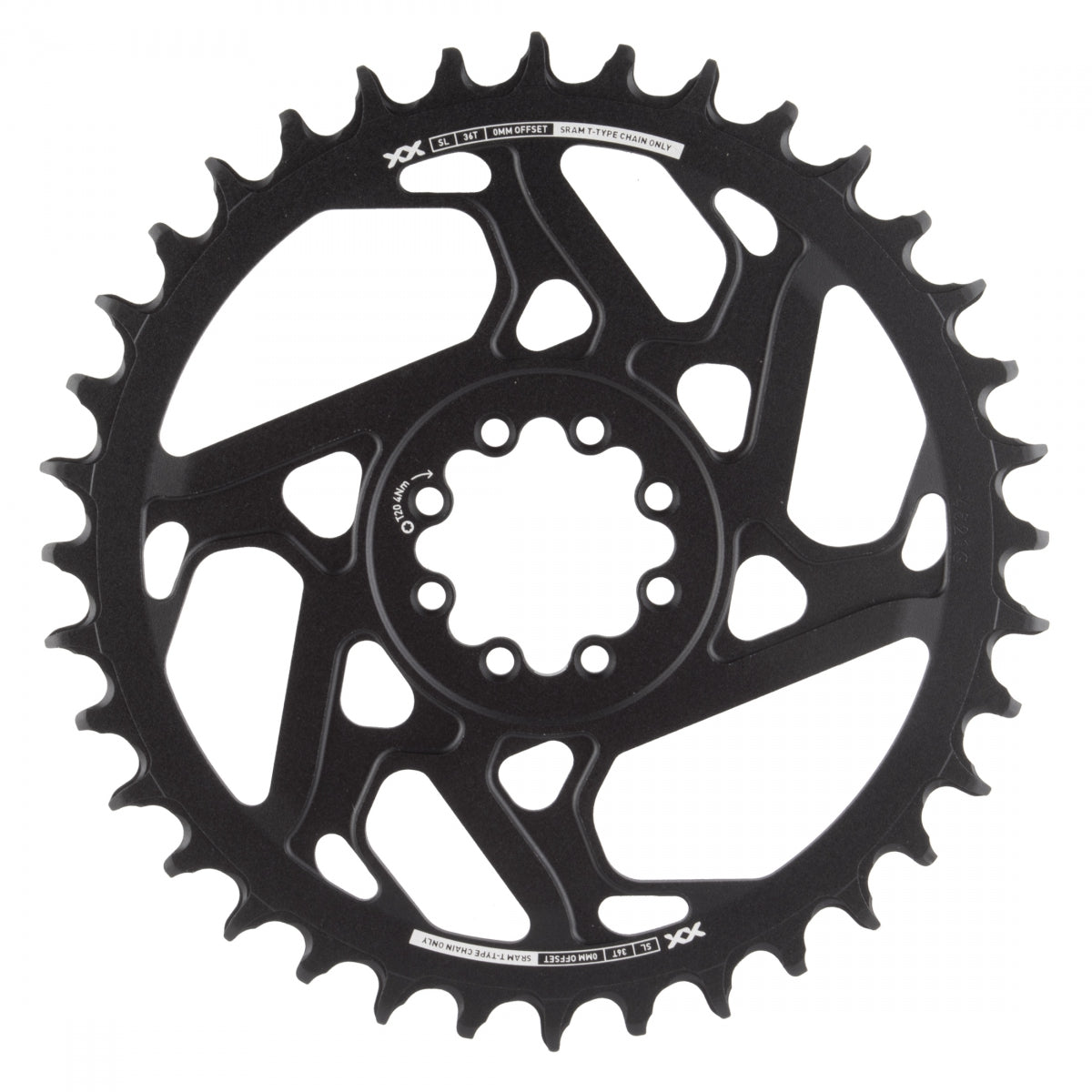 Chainring Sram 36T Direct Eagle 0mm BK XXSL D1 T-TYPE