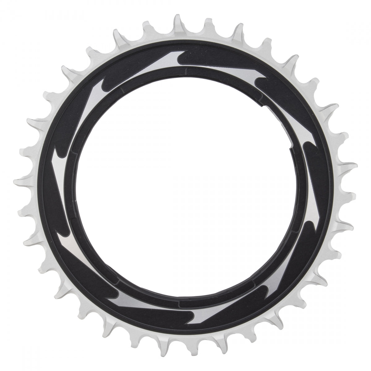Chainring Sram 34T Powermeter Threaded Eagle 0mm BK/SL XXSL D1 T-TYPE