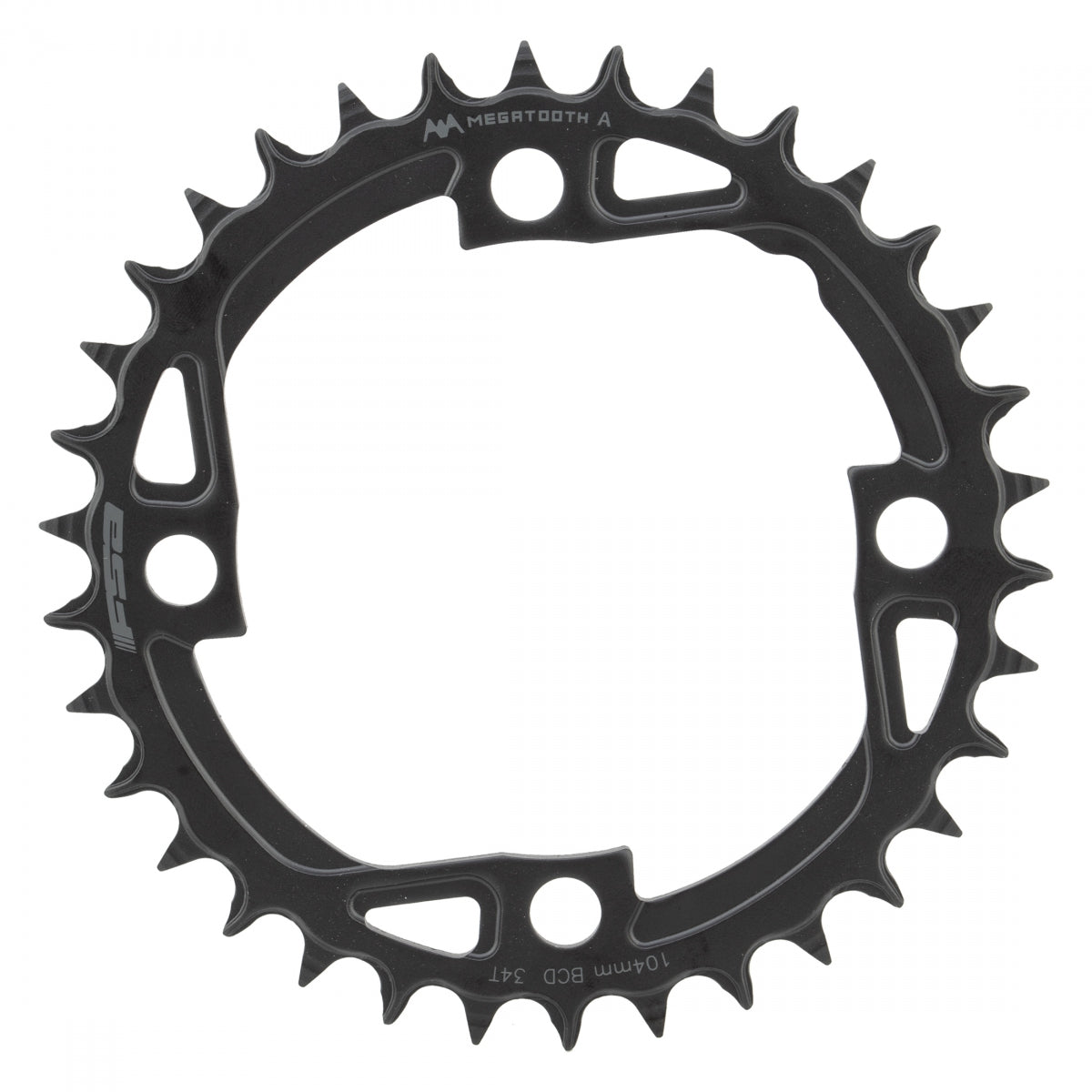Chainring Ebike Fsa Megatooth STL 104mm 34T 4B BK