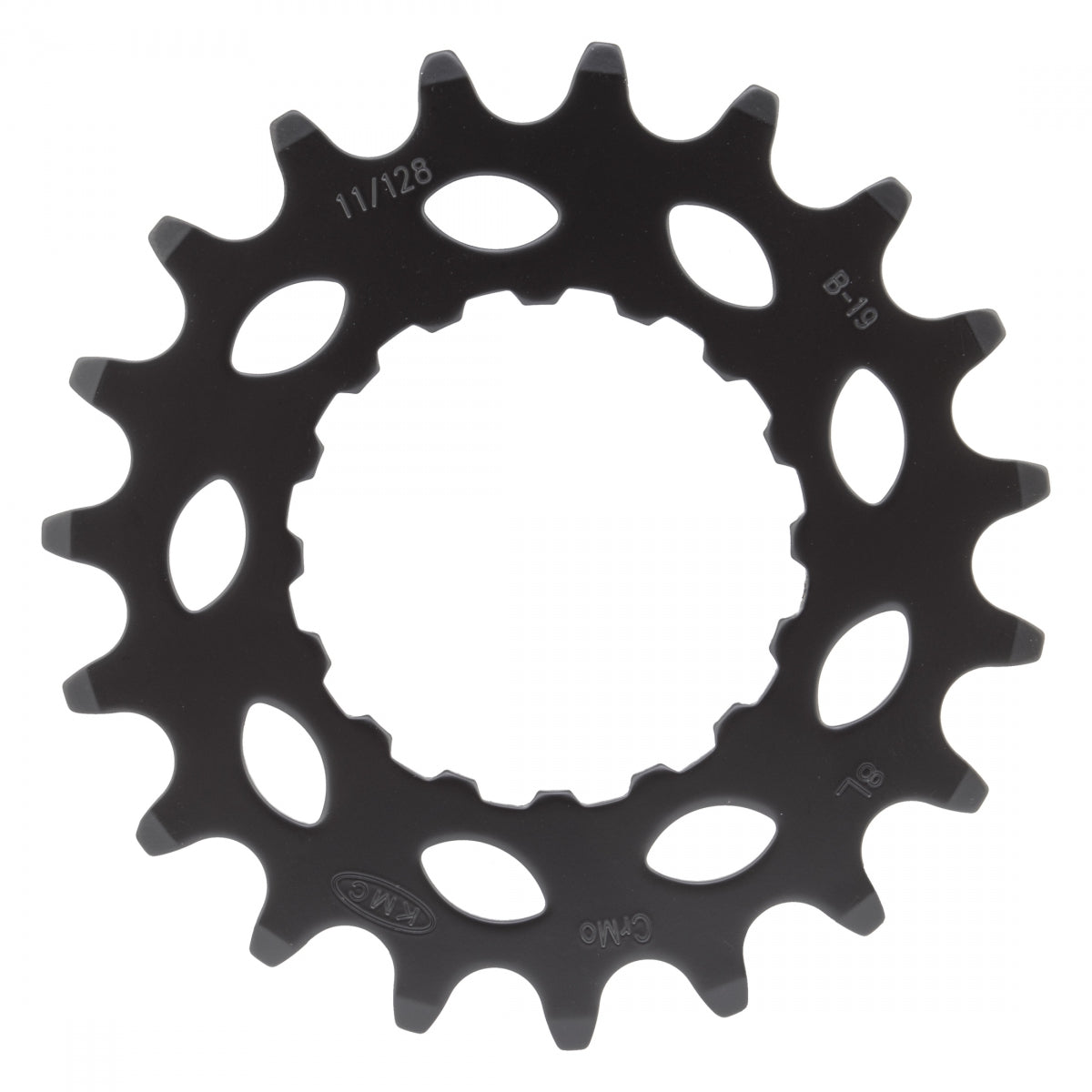 Chainring Ebike KMC Bosch 19T Crmo BK