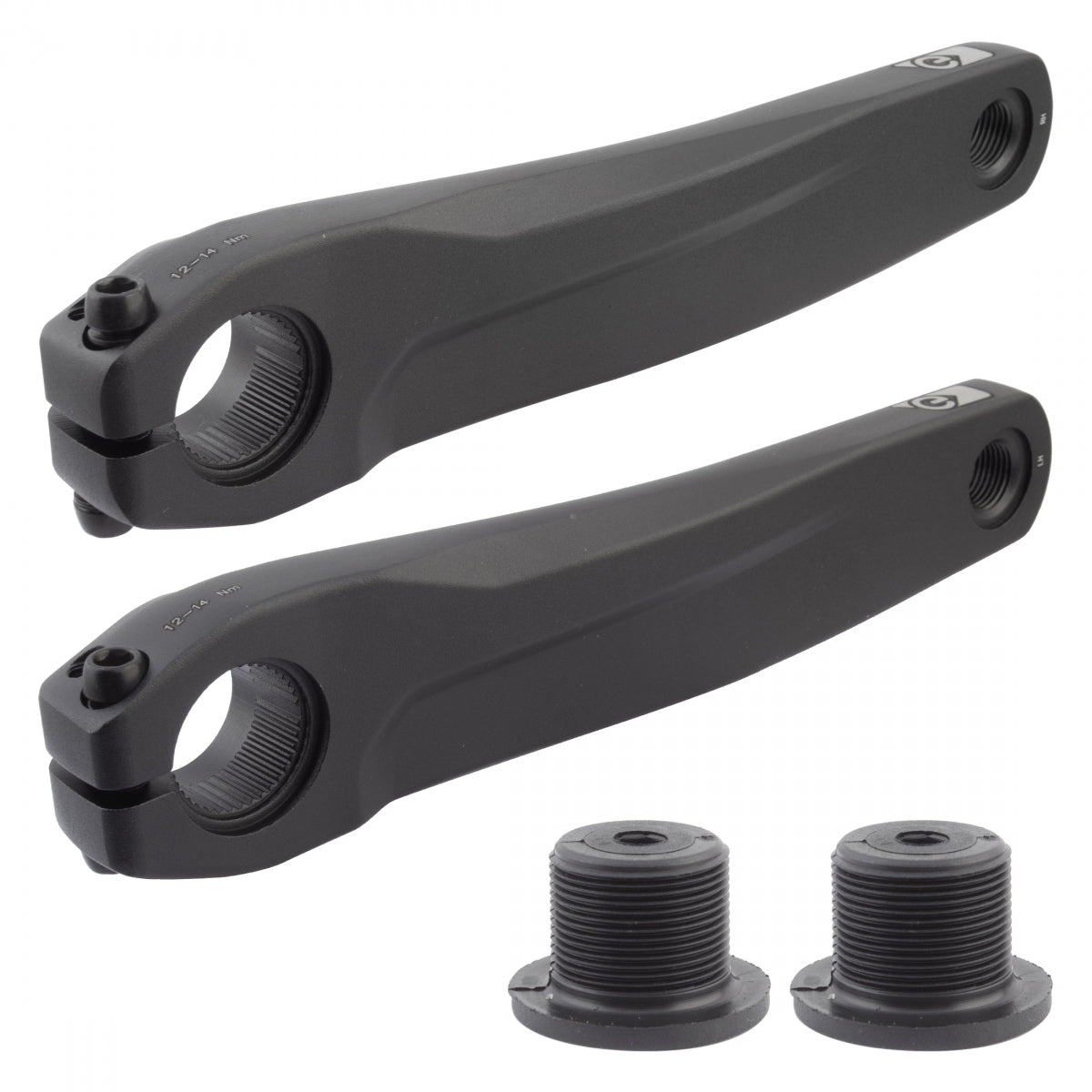 Crankarm Set Fsa Ebike Shi 165mm Spline w/BOLTS BK