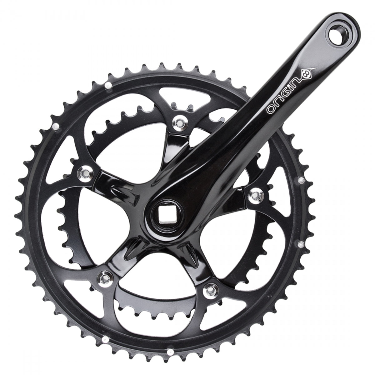 Crankset OR8 P/P RD 172x53/39 SQ BLK