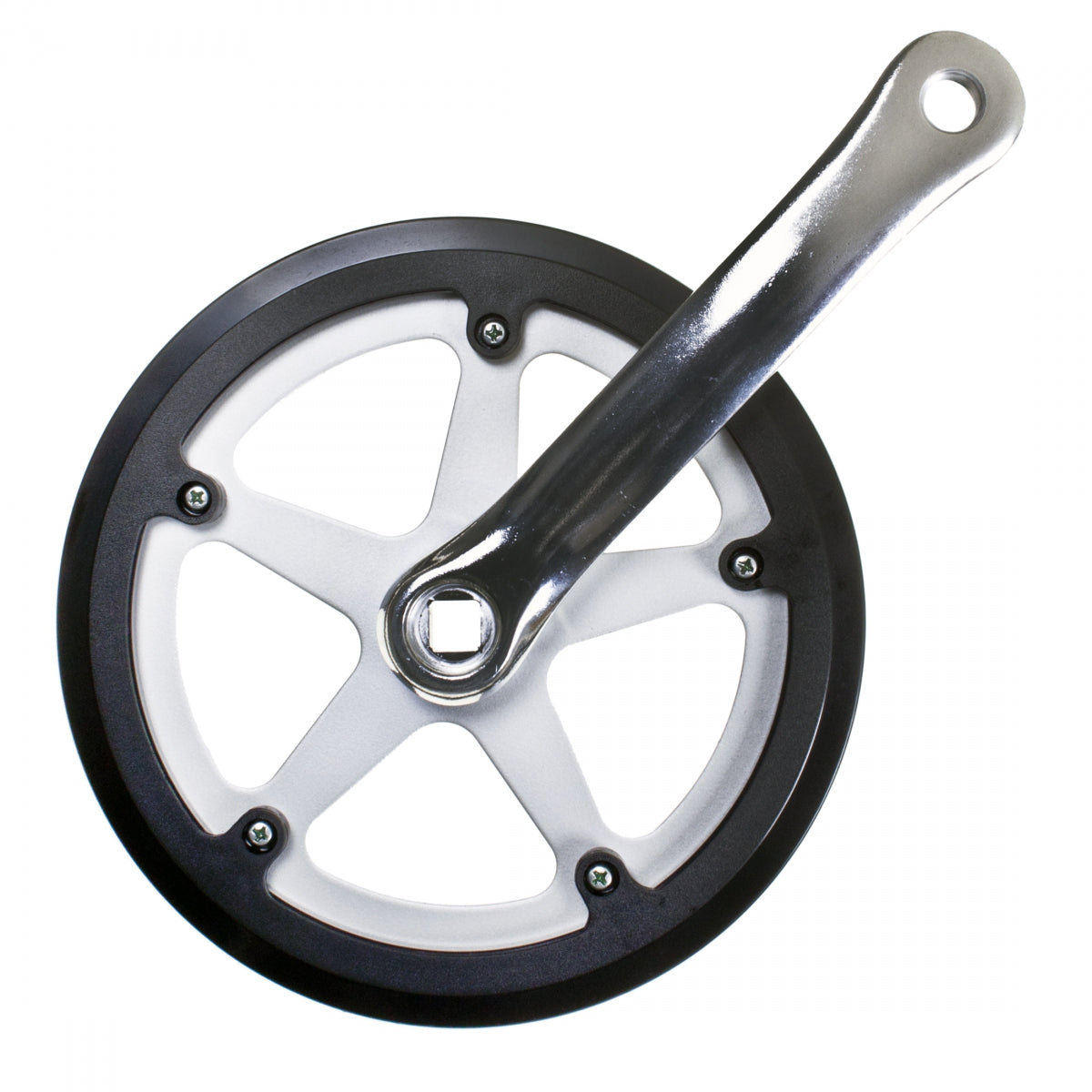 Crankset Sunlt CTLS ALY 44x170 3/32SL STL Ring DBL Chainguards