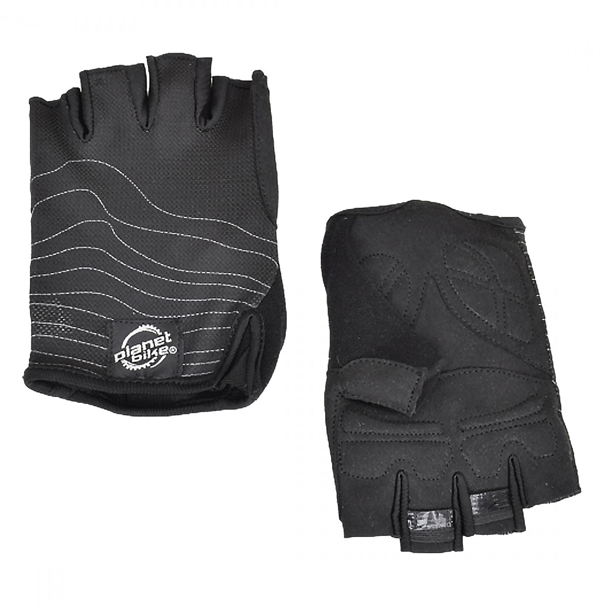 Gloves PB Topo Gel Half Finger BK XL