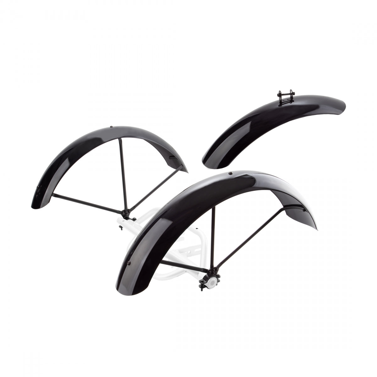 Fender Sun Trike Rep Set 24 Baja PLASTICw/BRACES/HDWR BK
